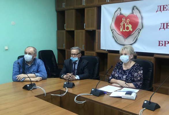 Заседание областного совета по делам инвалидов  при Правительстве Брянской области под председательством  заместителя Губернатора Н.М. Щеглова 